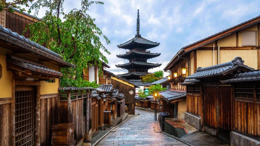 Quioto, no Japão: País inicia sua flexibilização, mas ainda não recebe turistas - Getty Images