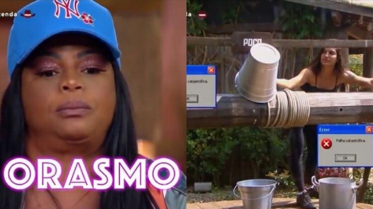 A Fazenda 2021: Tati Quebra Barraco e Marina Ferrari - Reprodução/Youtube - Reprodução/Youtube