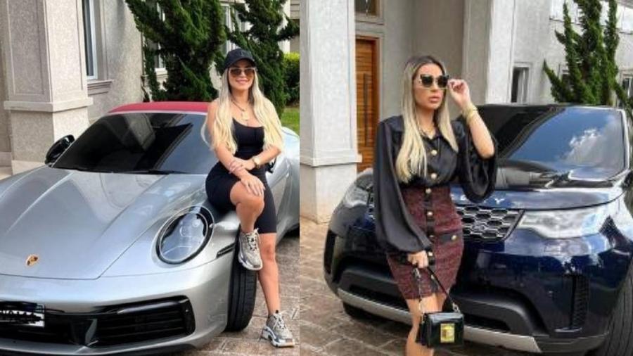 Deolane teve dois carros levados pela polícia, uma  Land Rover Discovery e um Porsche, que vale cerca de R$ 1 milhão - Reprodução/Instagram 