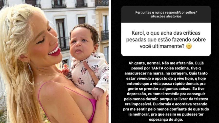 Karoline Lima relata dificuldades quando teve depressão - Reprodução/Instagram