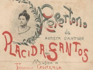 Plácida dos Santos, em 1901. - Acervo Instituto Moreira Salles. - Acervo Instituto Moreira Salles.