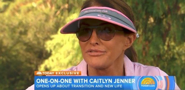 Caitlyn Jenner em entrevista ao programa "Today", do canal NBC