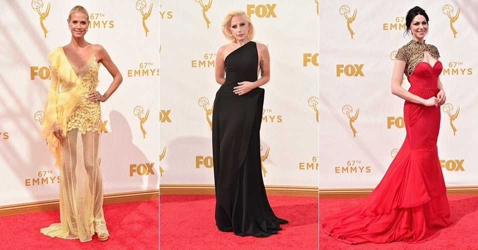 Emmy 2015: looks - Montagem/UOL