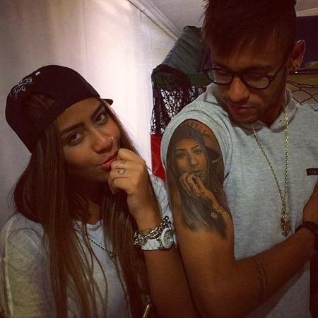Neymar tem tatuagem da irmã, mas se quiser pode adicionar genes agora - Reprodução/Instagram/@neymarjr