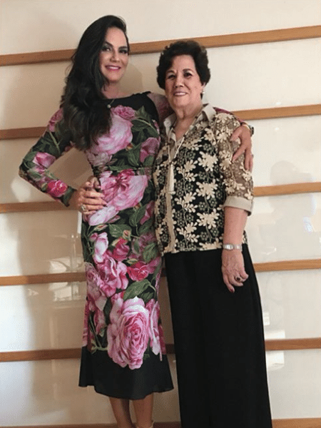 Luiza Brunet e a mãe, Alzira Botelho - Reprodução/Instagram