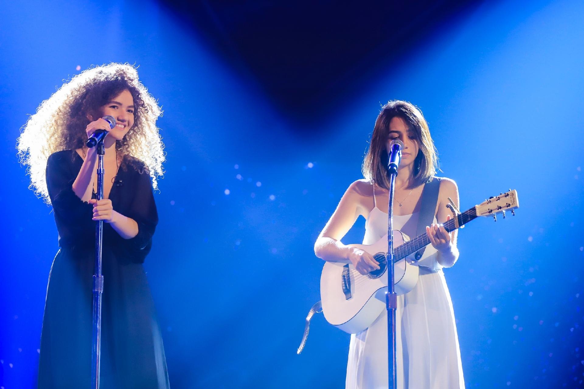 Anavitória no "Caldeirão de Ouro" - Paulo Belote/TV Globo