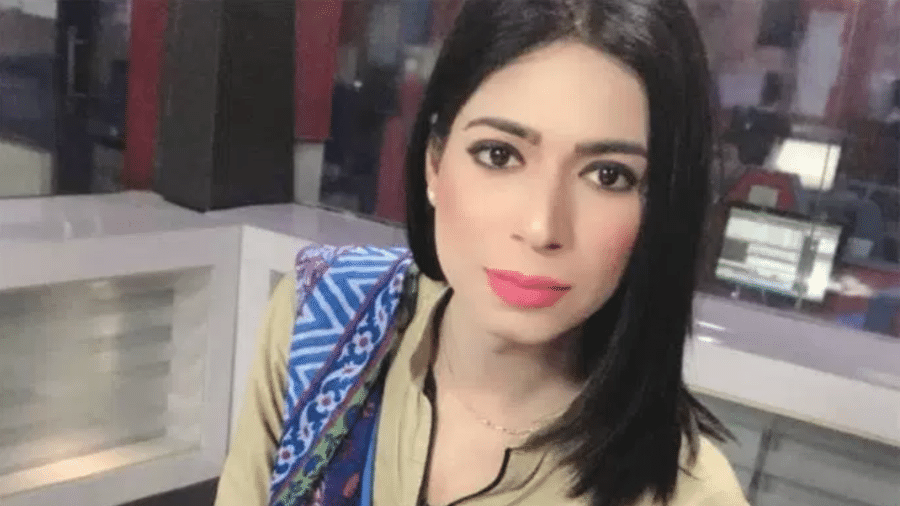 Marvia Malik, a primeira âncora trans do Paquistão - Reprodução/Twitter