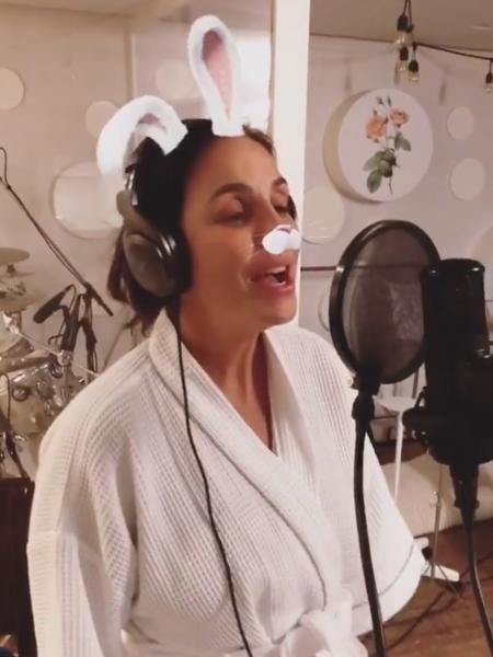 Ivete Sangalo volta ao estúdio - Reprodução/Instagram