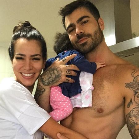 Rodrigão e Adriana, com a filha, Linda - Reprodução/Instagram