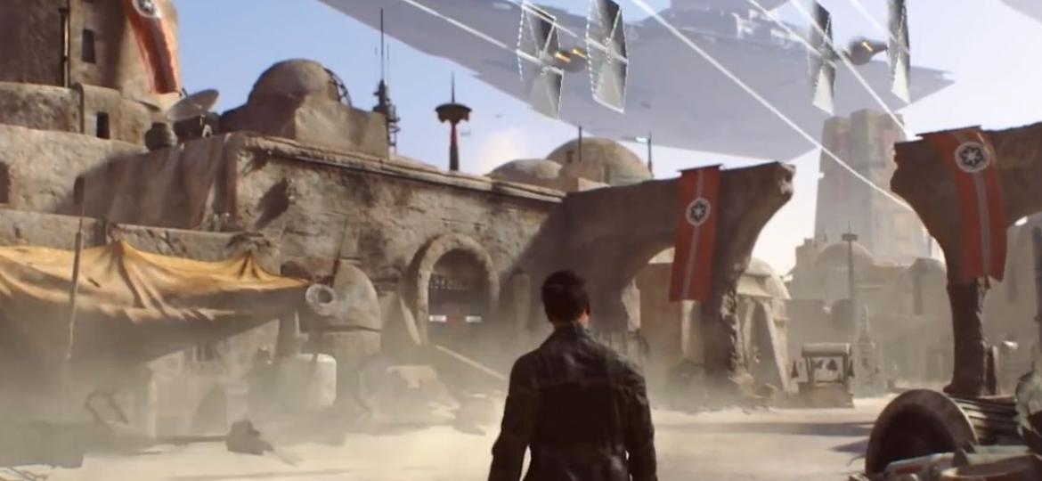 Imagem do jogo da franquia "Star Wars" que estava sendo produzido pela extinta Visceral Games e foi cancelado - Reprodução