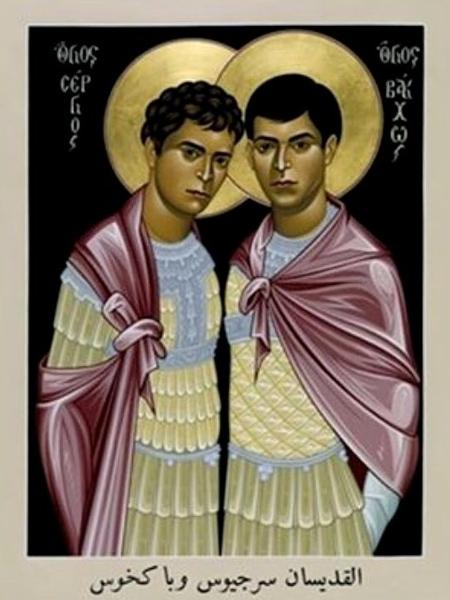 Os santos Sérgio e Baco foram apresentados na Parada Gay de Chicago e tornaram-se ícones LGBT