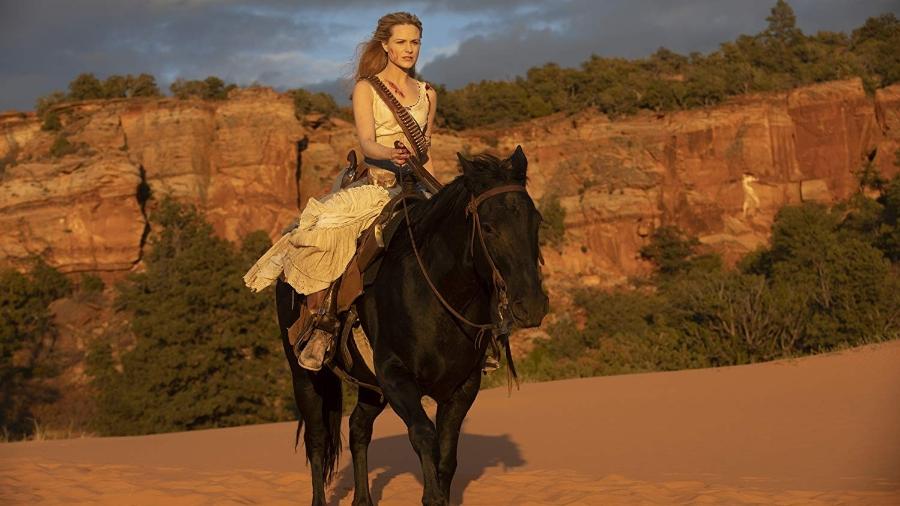 Evan Rachel Wood em cena de "Westworld" - Reprodução