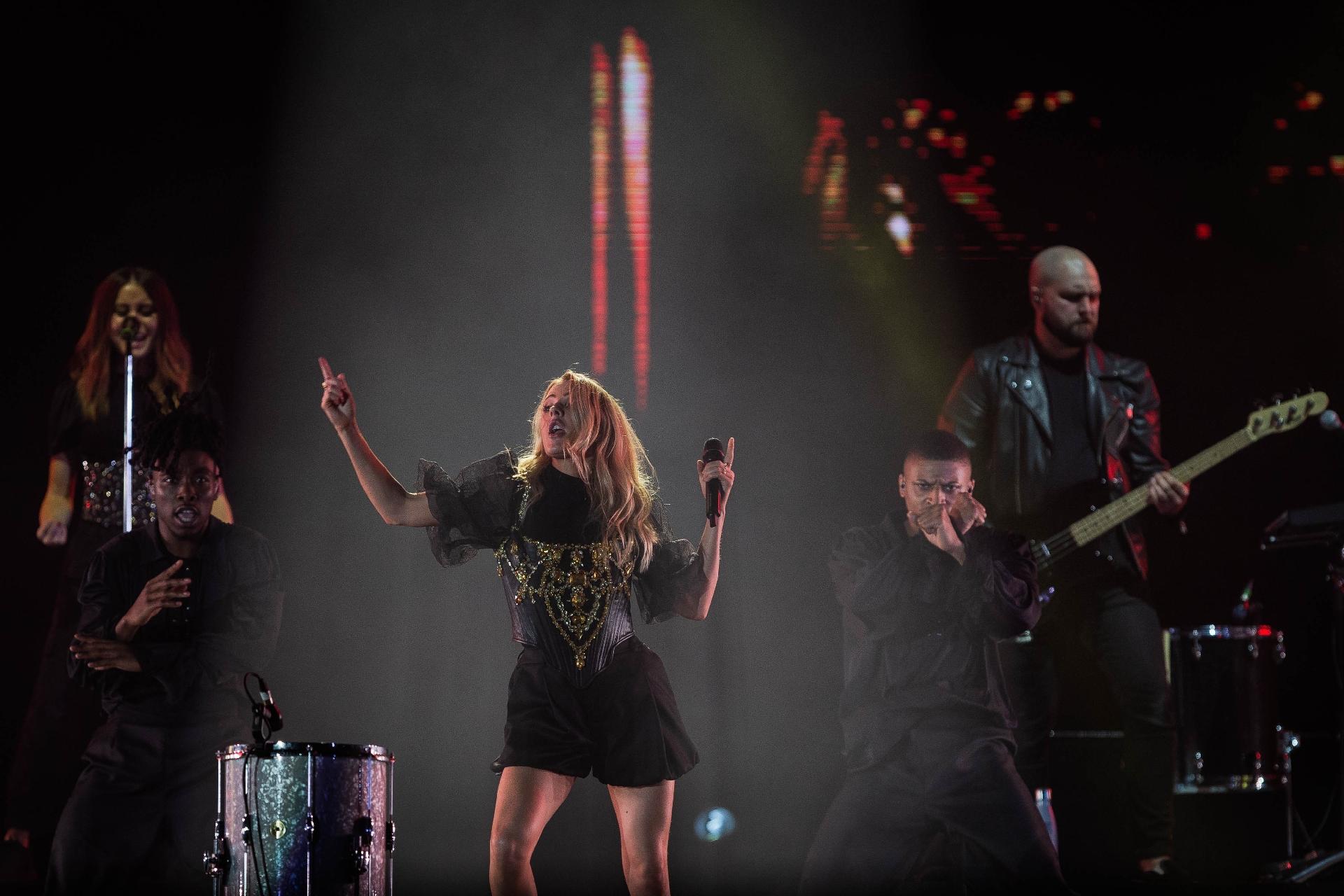 Ellie Goulding cantou alguns de seus sucessos no primeiro dia do Rock in Rio - Eduardo Anizelli/Folhapress