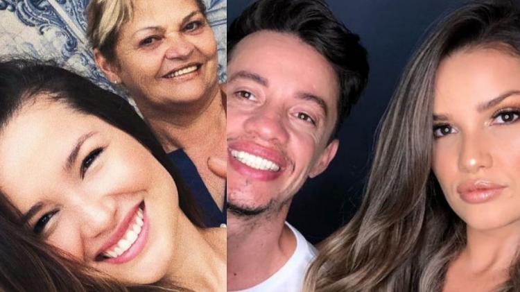 BBB 21: Juliette com a mãe, Fátima Freire e um de seus irmãos, Washington Feitoza - Reprodução/Instagram - Reprodução/Instagram