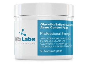 Lenços de Ácido Glicólico a 10% e Ácido Salicílico a 2%, QRxLabs - Divulgação/Amazon - Divulgação/Amazon