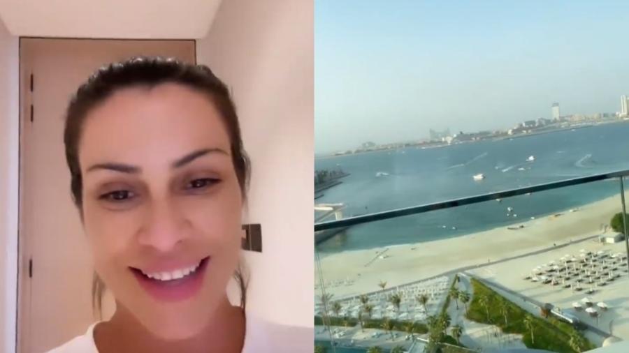 Cleo chega à Dubai com marido - Reprodução/Instagram
