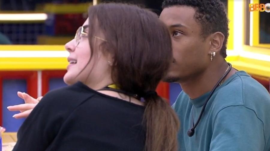 BBB 22: Jade descobre que Laís e Gustavo se beijaram - Reprodução/Globoplay