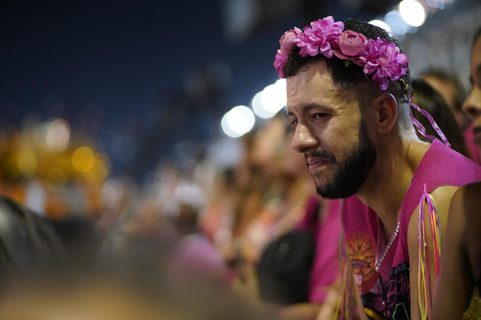22.abr.2022 - São Clemente homenageia o humorista Paulo Gustavo - Ricardo Borges/UOL