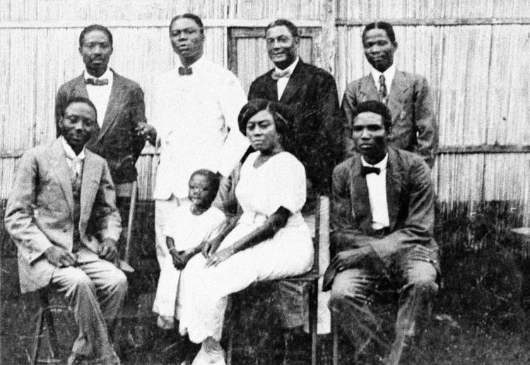 Família Amorim, no Benin, 1920
