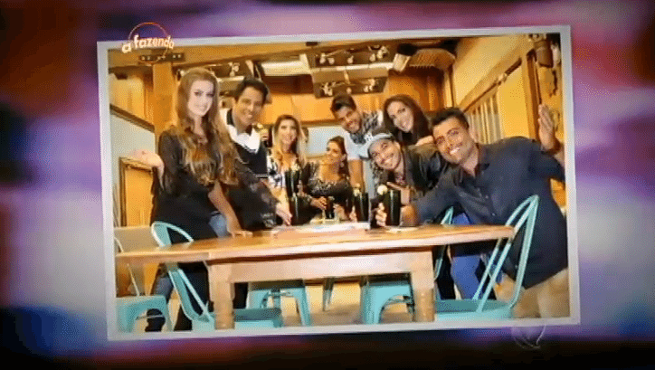 13.nov.2015 - Food trucks invadiram "A Fazenda" na oitava semana - Reprodução/Record