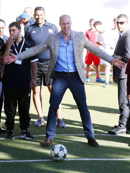Príncipe William ensaiou alguns passes na Jordânia, no dia 27 de junho - Getty Images