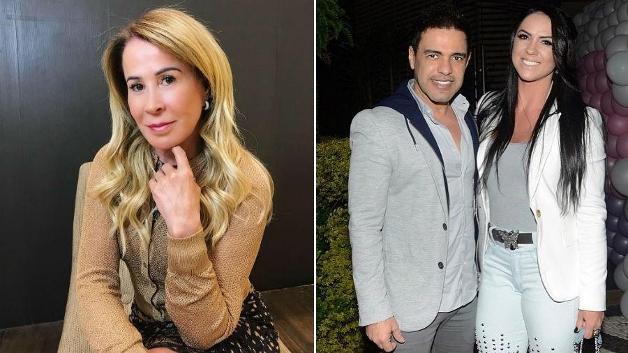 Zilu e Zezé Di Camargo com a noiva, Graciele Lacerda:  os três estarão juntos no casamento de Camilla Camargo - Reprodução/Instagram