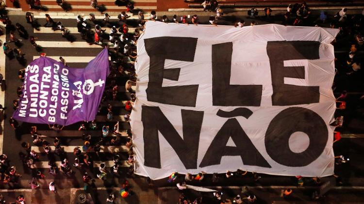 Manifestação contra Bolsonaro em São Paulo #elenão - NACHO DOCE/Reuters - NACHO DOCE/Reuters