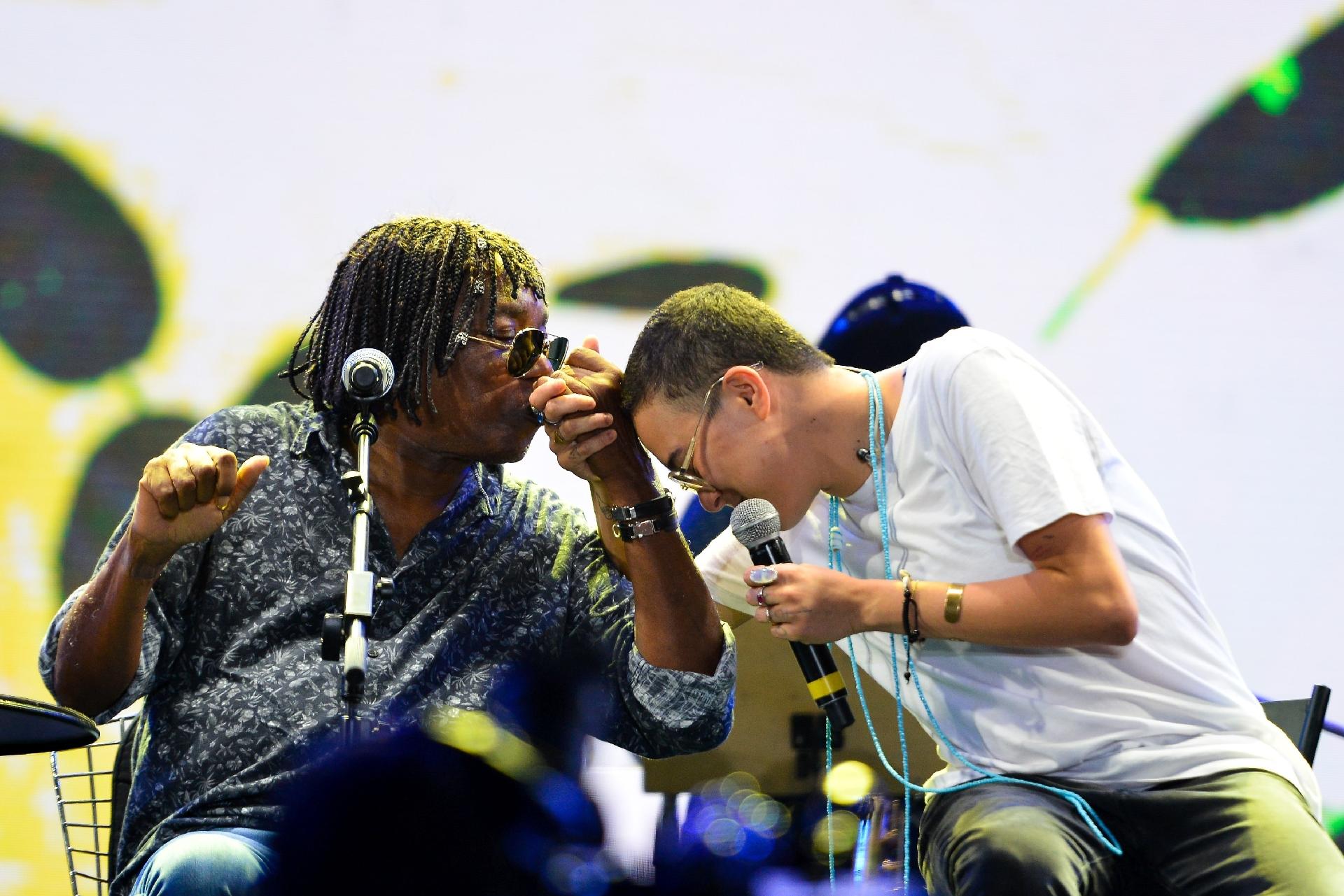 Milton Nascimento e Maria Gadú - Primeiro dia do Festival Virada Salvador 2019 - João Alvarez/UOL