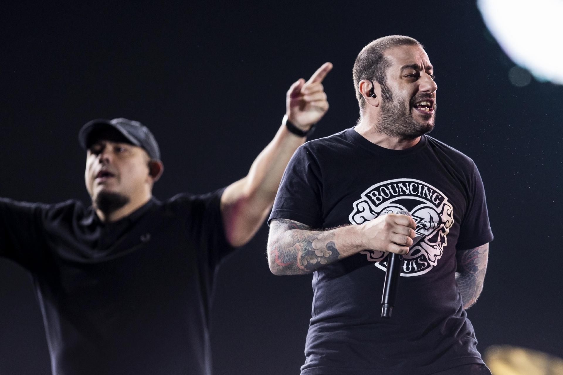 CPM 22 e Raimundos se apresentam no palco Mundo do Rock in Rio 2019 - Adriano Vizoni/Folhapress