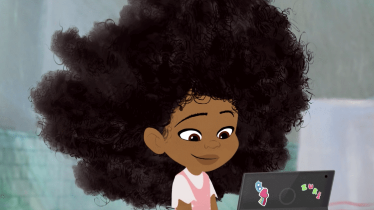 Cena da animação Hair Love, vencedora do Oscar de curta de animação - Reprodução - Reprodução