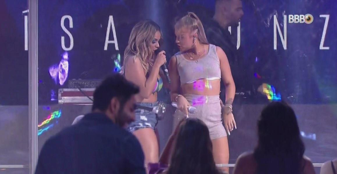 BBB 21: Lexa, Luísa Sonza e Pedro Sampaio na festa - Reprodução/ Globoplay