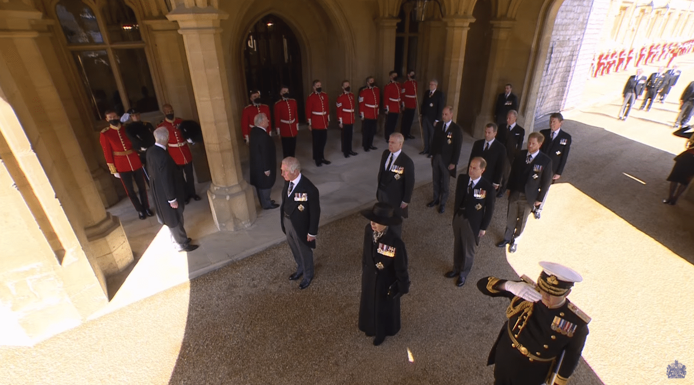 Funeral do príncipe Philip no Castelo de Windsor - Reprodução / Youtube