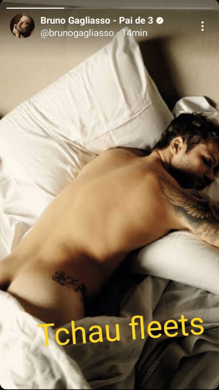 Fleets de Bruno Gagliasso - Reprodução/Twitter - Reprodução/Twitter