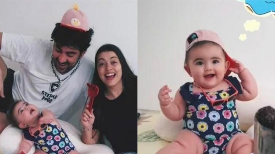 Marcelo Adnet e Patricia Cardoso exibem festa intimista da primeira filha - Reprodução / Instagram
