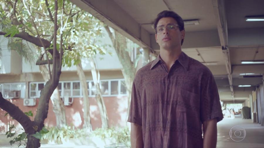 Cauã Reymond interpretando Cristian, um dos gêmeos em "Um Lugar ao Sol" - Reprodução/TV Globo