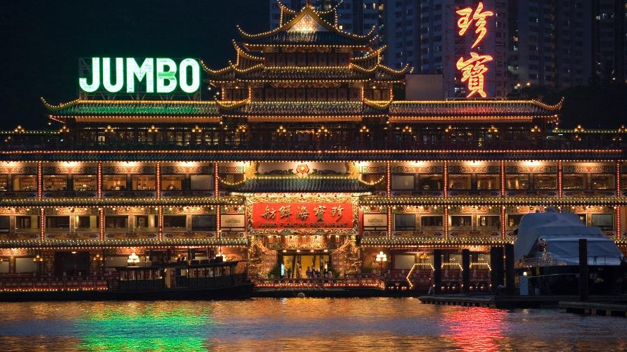 O Jumbo, de Hong Kong, deixou de funcionar após cinco décadas impressionando clientes ilustres - SteveAllenPhoto/Getty Images