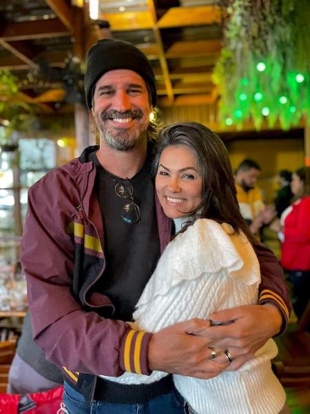 Suzana Alves, ex-Tiazinha, e o marido, o ex-tenista Flávio Saretta - Reprodução/Instagram