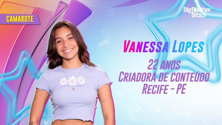 BBB 24: Vanessa Lopes faz parte do time camarote do reality