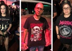 Camisetas de bandas viram uniformes de 'times' entre fãs no Summer Breeze (Foto: Victor Rocha/UOL)