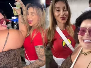 Maya Massafera curte samba com Thais Carla: 'Cansada de aprontar sozinha'