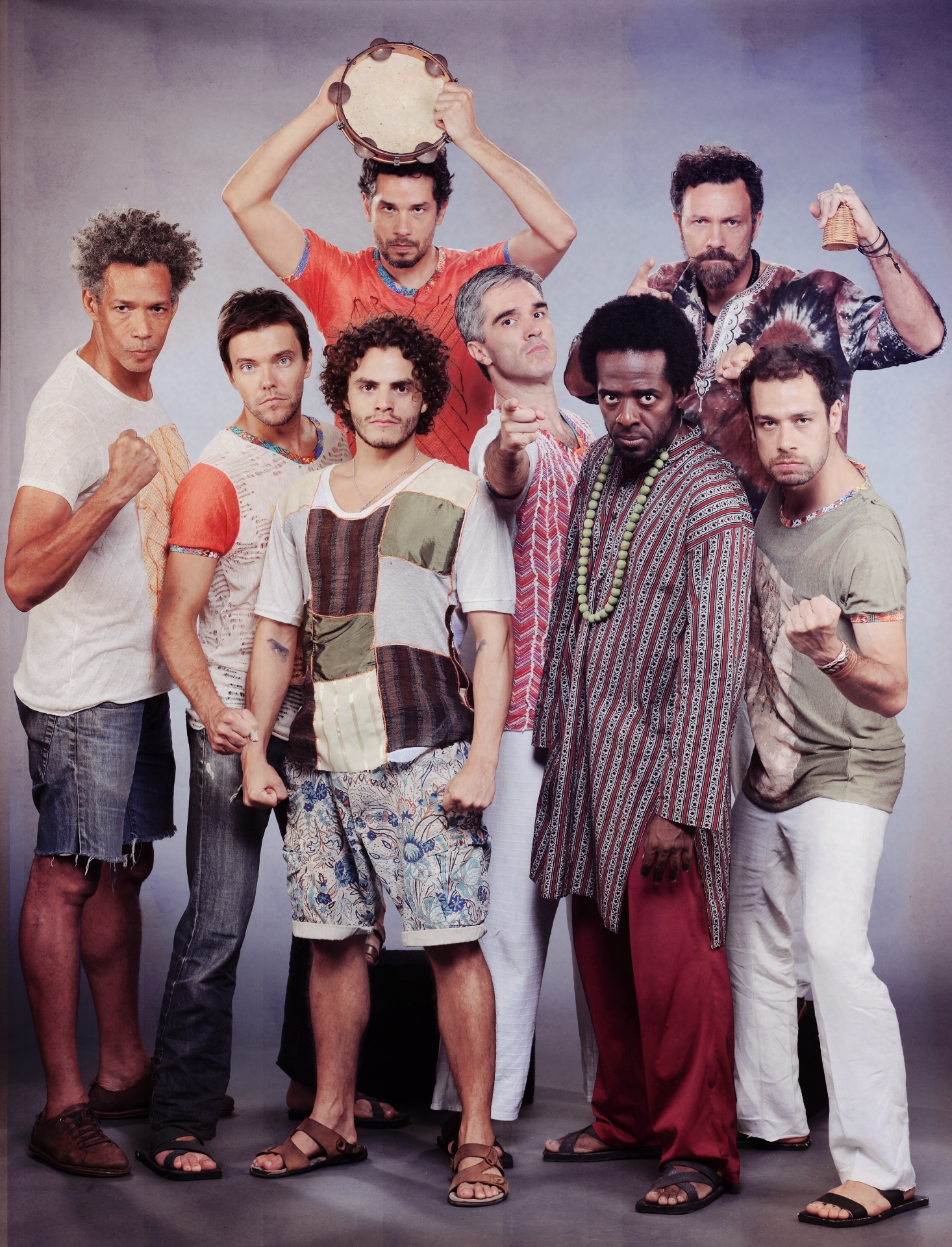 Elenco de "Gilberto Gil, Aquele Abraço - O Musical" que estreia em março em São Paulo - Páprica Fotografia