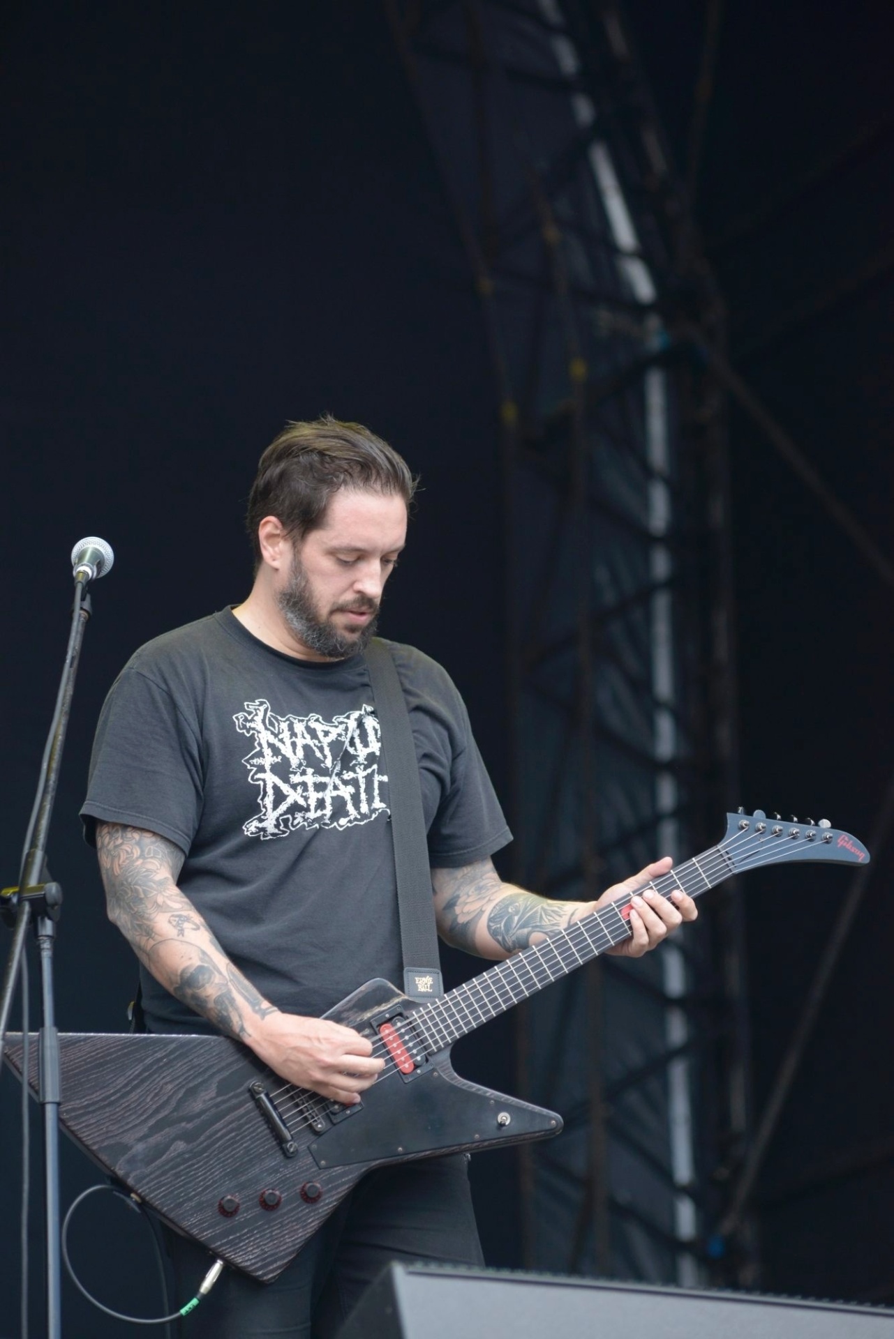 12.mar.2016 - A banda Ego Kill Talent abre o primeiro dia do Lollapalooza Brasil 2016, no autódromo de Interlagos, em São Paulo, com show no palco Axe - Rafael Roncato/UOL