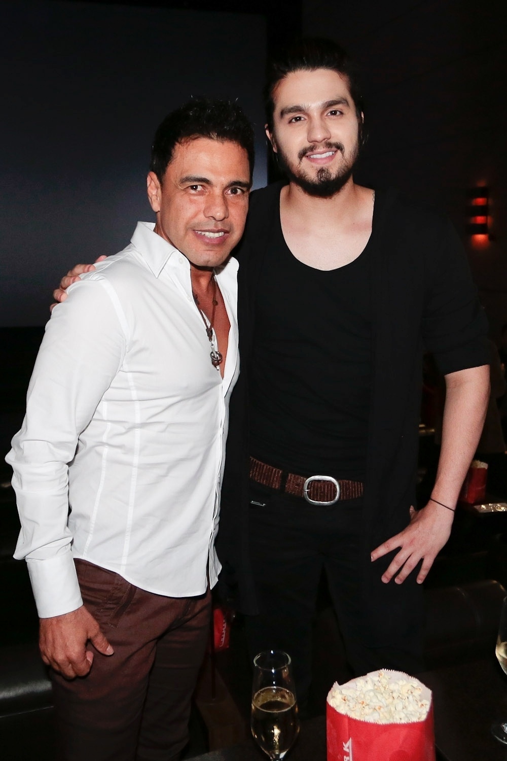 7.nov.2016 -  Zezé Di Camargo prestigia o lançamento do novo trabalho do cantor Luan Santana - Rafael Cusato/Brazil News