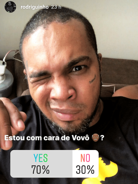 Rodriguinho pergunta aos fãs se tem "cara de vovô" - Reprodução/Instagram - Reprodução/Instagram