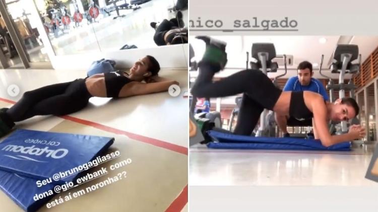 Bruna Marquezine exibe corpo magérrimo durante treino - Reprodução/Instagram - Reprodução/Instagram