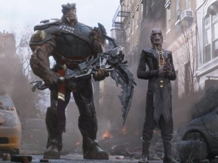 Cull Obsidian e Fauce de Ébano em cena de "Vingadores: Guerra Infinita" - Reprodução