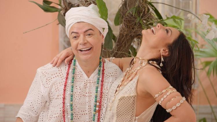 Paolla Oliveira grava clipe com David Brazil em terreiro - Gabriel Gomes/Kondzilla - Gabriel Gomes/Kondzilla