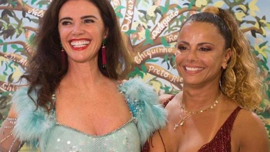 Luma de Oliveira e Viviane Araújo na "Noite das Rainhas" - Reprodução/Instagram