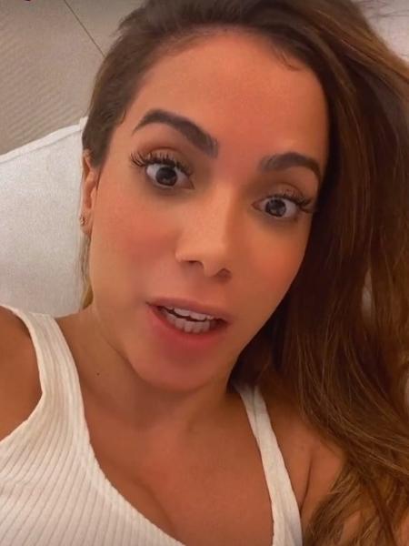 Anitta desabafou nos stories do Instagram e pediu para pessoas deixarem Karol Conká refletir sobre erros do BBB 21 - Reprodução/Instagram