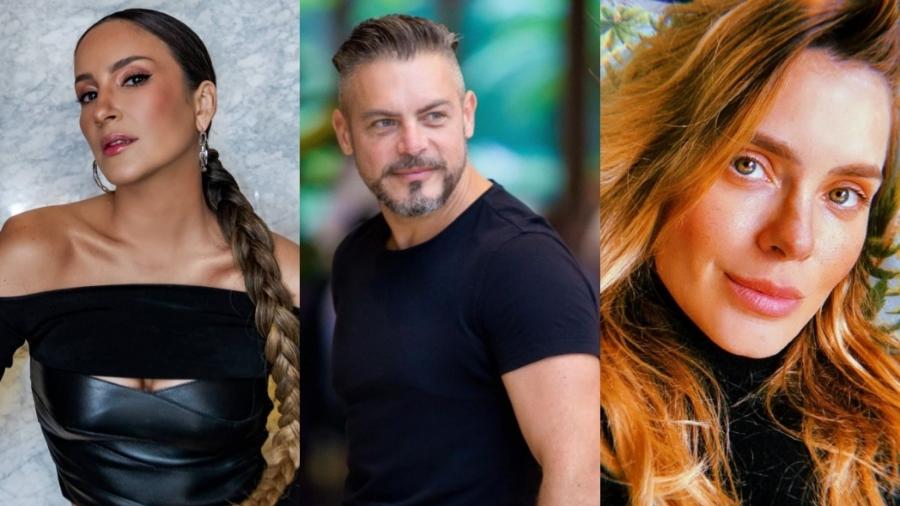 Claudia Leitte, Luigi Baricelli e Carolina Dieckmann são alguns dos famosos brasileiros que moram nos Estados Unidos - Reprodução/Instagram